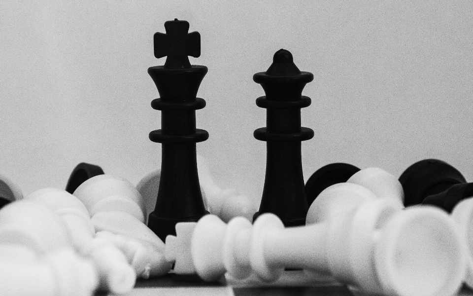 chess black white