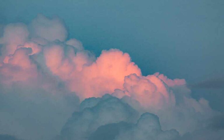 sky clouds pink