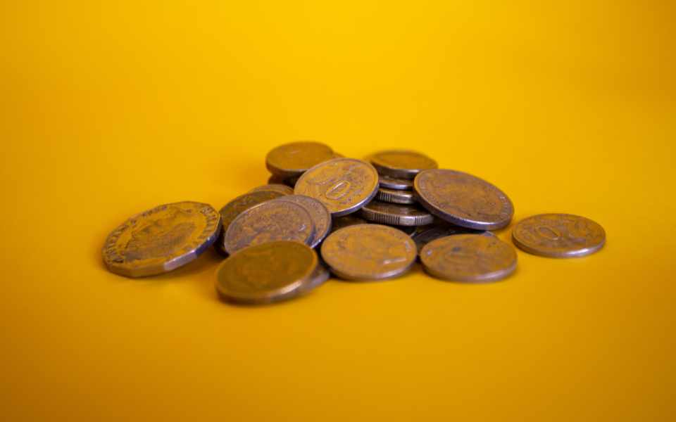 coins yellow